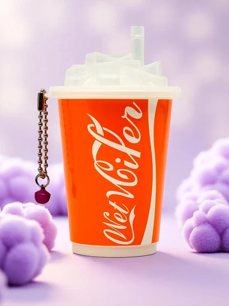 Hydratační ubrousky v dekorativní nádobce ve tvaru zmrzlinového poháru 30 ks