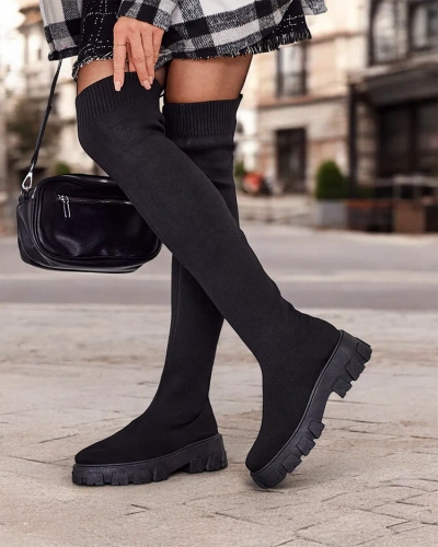 Жіночі чоботи без шнурівки Royalfashion Ohorro