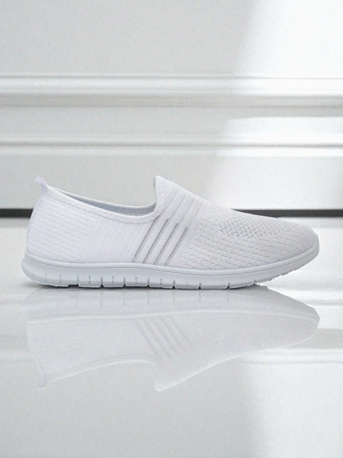 Жіночі білі сліпони Тканина Callisto – легке взуття на весну та літо