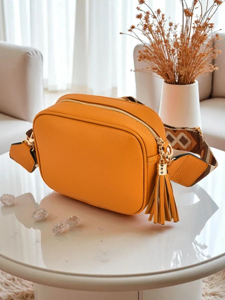 Royalfashion Malá dámská kabelka z eko kůže s barevným popruhem Kovi Lace