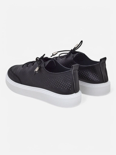 Royalfashion Dámské perforované sportovní šněrovací boty Vaned