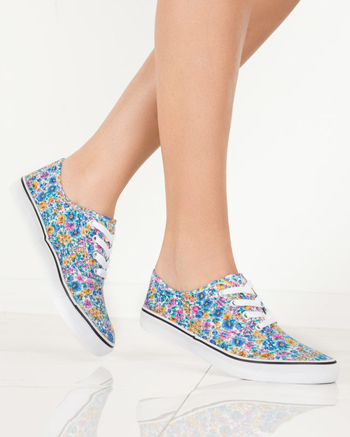 OUTLET Жіночі сині кросівки з квітами Sertoli - Взуття