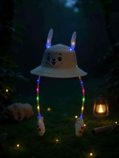Royalfashion Дитячий солом'яний капелюх Glow Puppy Hat