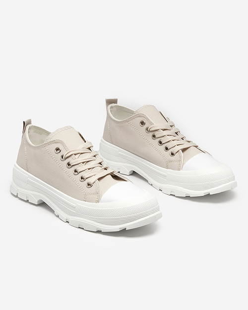 Сірі жіночі кеди на високій підошві Mytiko