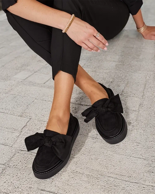 Royalfashion Жіночі напівчеревики з бантом Eriz