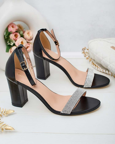 Royalfashion Жіночі босоніжки з цирконами Cemilces