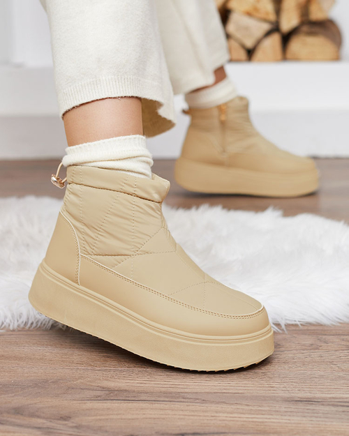 Royalfashion Жіночі снігоступи світло-коричневого кольору Armeda