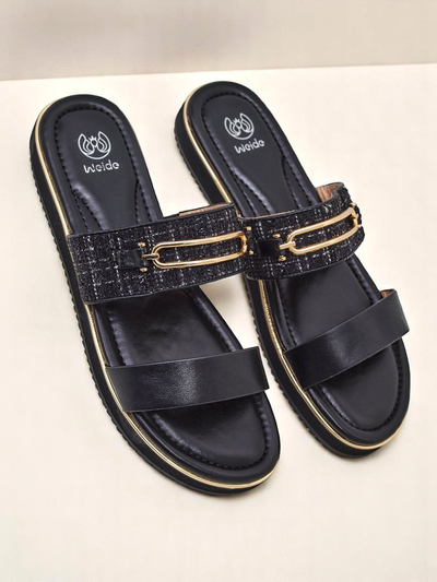 Royalfashion Dámské pantofle s plochou podrážkou Mamma