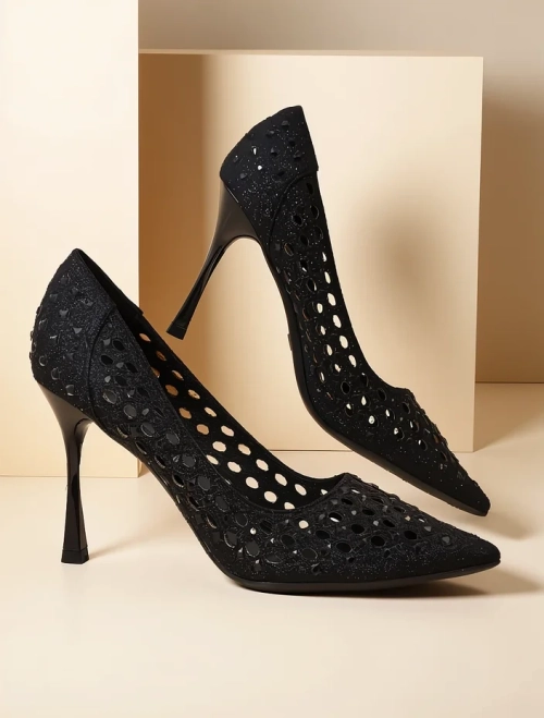 Royalfashion Жіночі відкриті стильети Ecatte