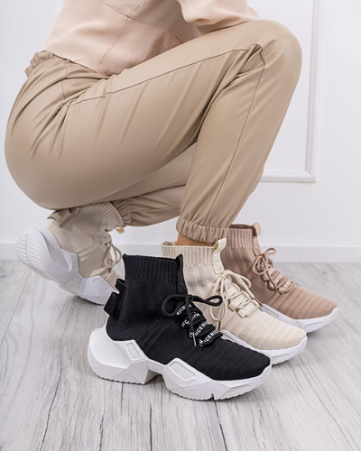 Dámské vysoké tenisky Owami Cream - obuv