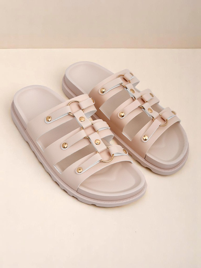 Royalfashion Dámské žabky na ploché podrážce Aurelia Roma