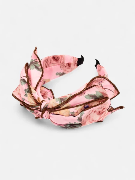 Royalfashion Čelenka do vlasů s květinovou mašlí