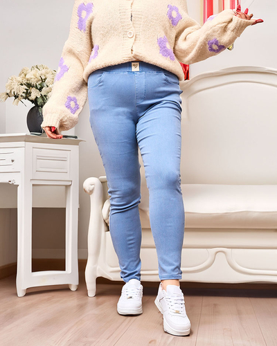 Жіночі брюки-теггінси Royalfashion Blue