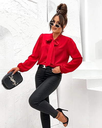 Dámská blůza Royalfashion se stuhou