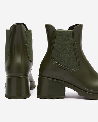 Темно-зелені жіночі черевики Caldala- Footwear