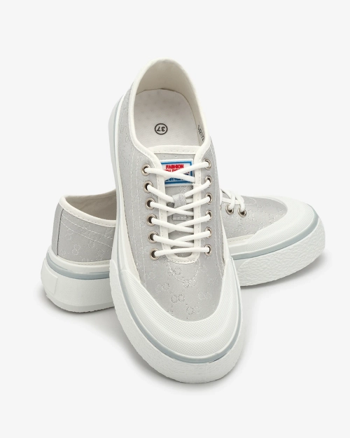 Royalfashion Світло-сірі жіночі кеди на платформі Ferriva