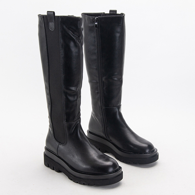 Чорні жіночі чоботи Mafelia