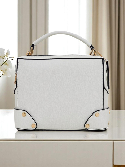 Royalfashion Malá čtvercová kabelka z ekologické kůže Mila Box