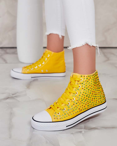 Royalfashion Dámské tenisky s flitry Shis
