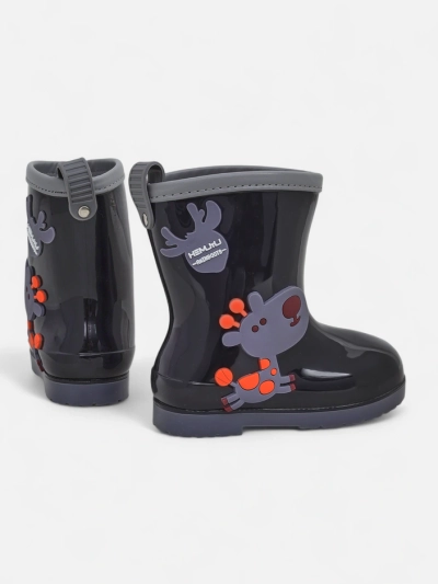 Dětské gumové holínky Royalfashion se samolepkami Funny Time