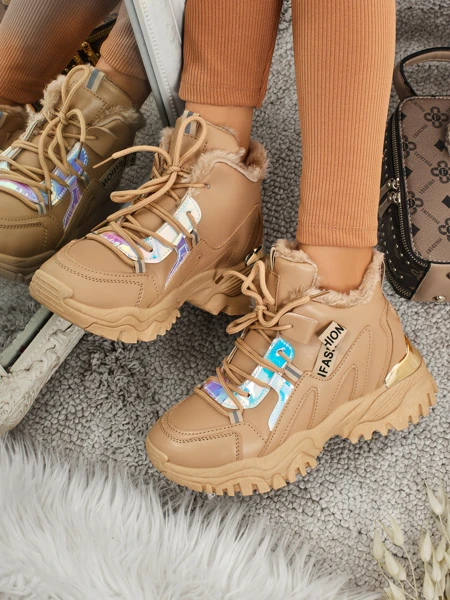 Royalfashion Dámské zateplené sneakers Potomi