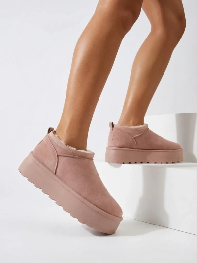 Royalfashion Dámské krátké boty a'la snow boots Ozozi