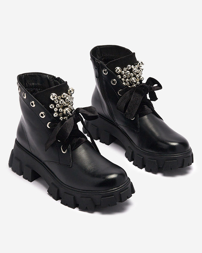 Чоботи жіночі чорні Selpo- Workers Shoes