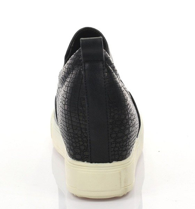 Černý skluz na klín Refferas - Obuv 1