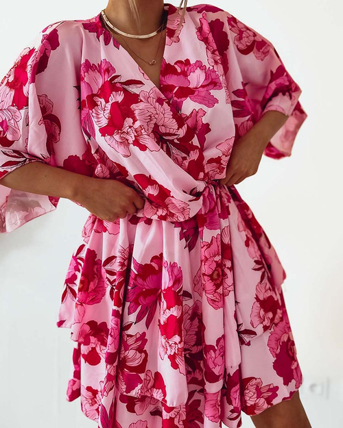 Жіноча міні-сукня Royalfashion з оригінальним візерунком