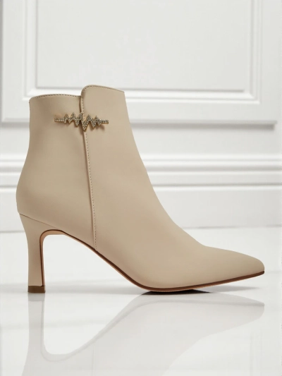 Dámské kotníkové boty na jehlovém podpatku Meloria