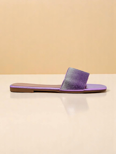 Royalfashion Dámské žabky se zirkony ShinyGlow