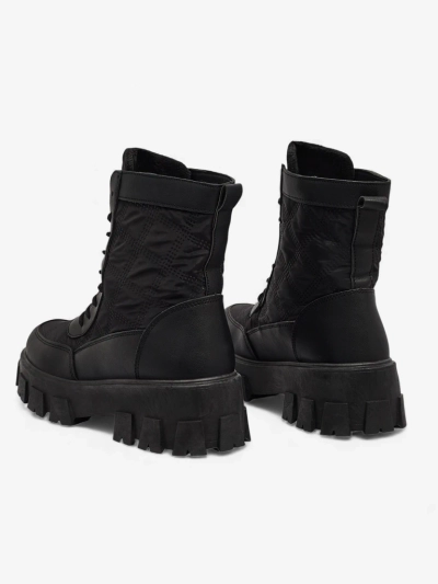 Eko kožené šněrovací dámské boty Solvi