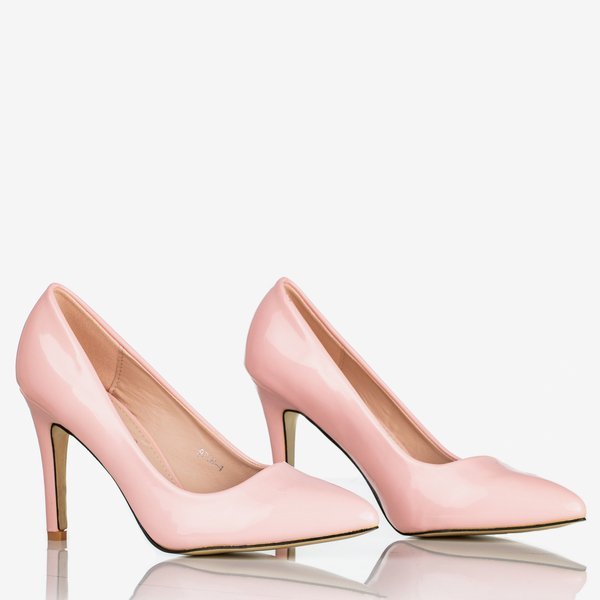 Růžová lakovaná kůže Louie - Boty 1