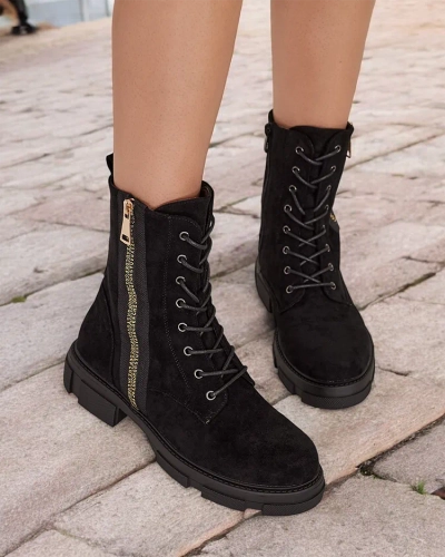 Royalfashion Dámské vysoké boty Uvilla bagger