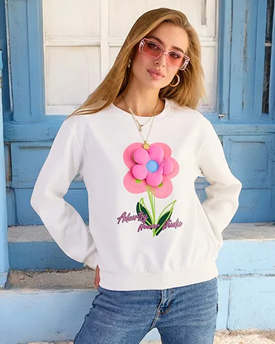 Royalfashion Dámská mikina s tenkým potiskem