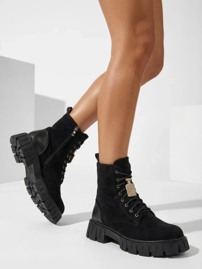 Royalfashion Dámské boty z ekosuede pro pracovnice Edvines