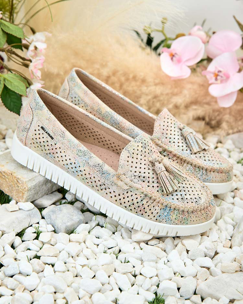 Royalfashion Жіночі ажурні мокасини Molaffa