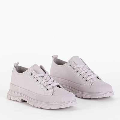 Світло-фіолетові жіночі кеди Isidu