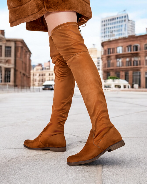 Жіночі ковзанки високі через коліно Royalfashion Lianas