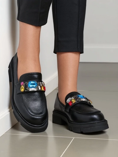 Royalfashion Жіночі мокасини з бісером Narisco