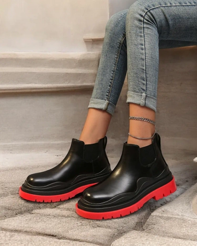 Royalfashion Dámské nazouvací kozačky Derri