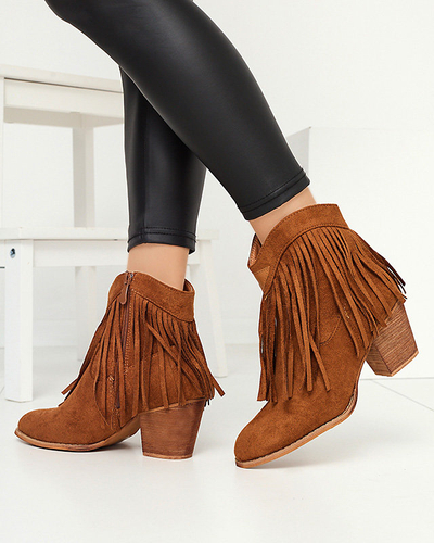 Camel dámské boty a'la kovbojské boty Versidi- Obuv