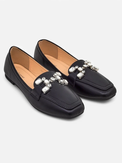 Royalfashion Dámské mokasíny s rhinestony Lecilla
