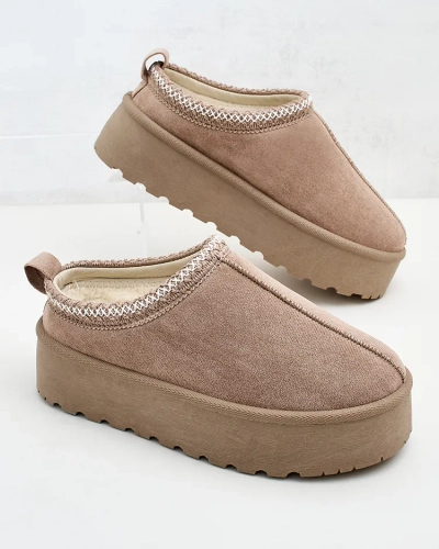 Royalfashion Dámské krátké boty Zommy a'la snow boots