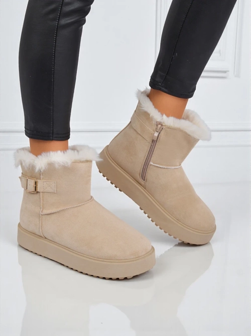 Royalfashion Короткі жіночі черевики a'la снігоходи Aurelia Classico