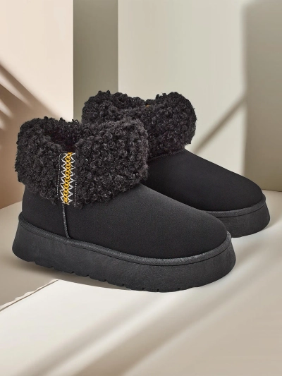 Dámské sněhové boty Royalfashion s kožešinou Rovvoy