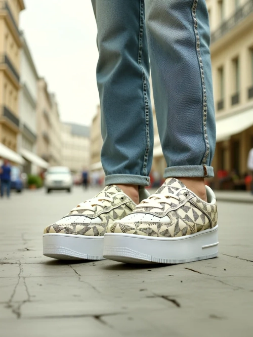 Royalfashion Жіночі спортивні туфлі з принтом Ozofio