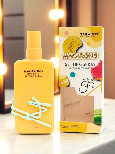 Macarons Makeup Fixing Spray Žlutý