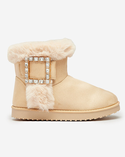 Royalfashion Dámské boty a'la snow boots s ornamentem Galaes