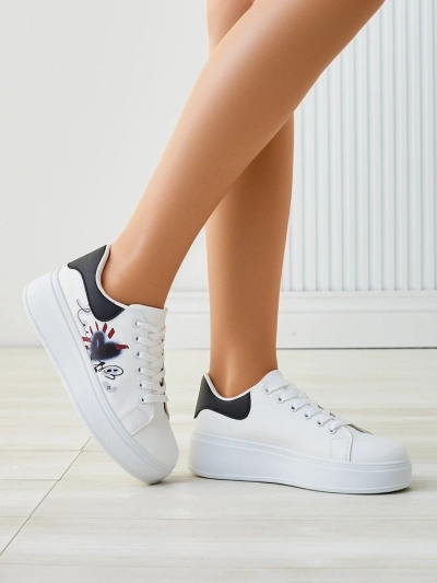 Royalfashion Жіночі платформені спортивні кросівки з принтом Alcape